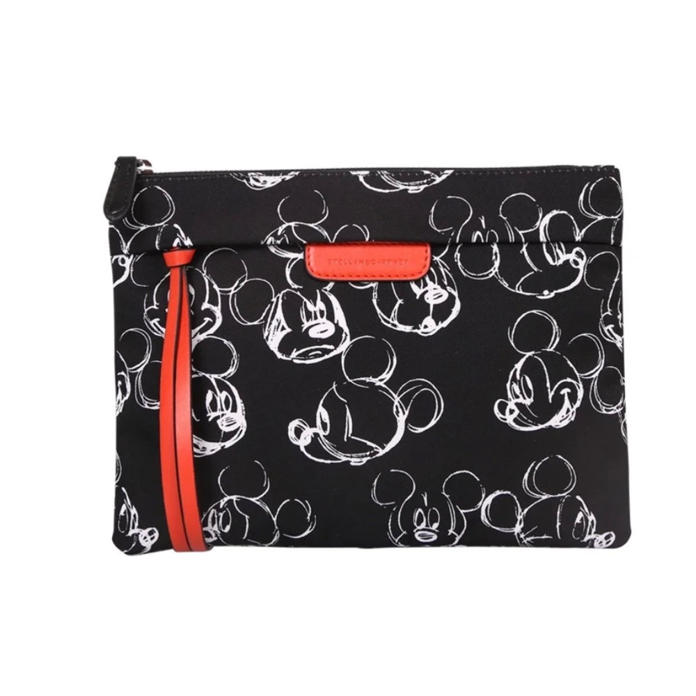 Stella McCartney Black and Red Clutch